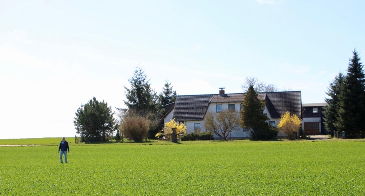 Schonfeld  Ein Bett Im Kornfeld - Haus Weitblick - Mit Innenpool מראה חיצוני תמונה